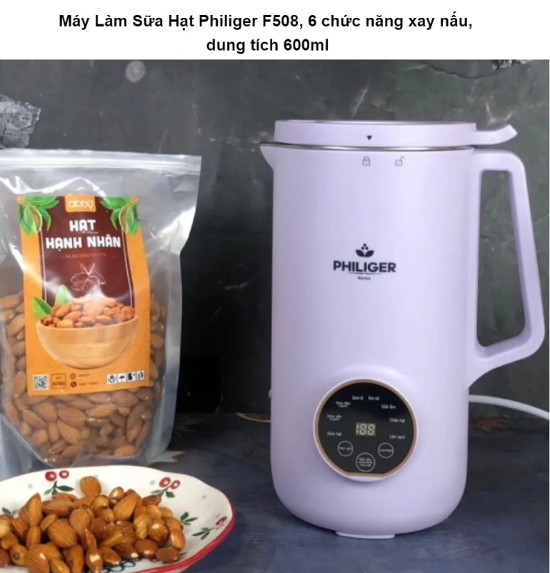 Máy làm sữa hạt Philiger F508
