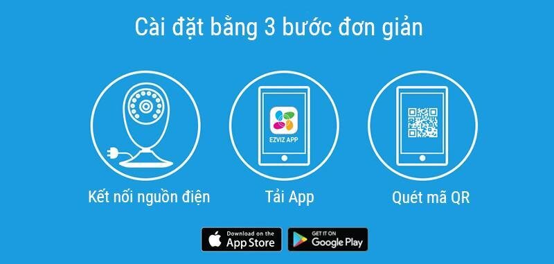 Camera wifi đa năng EZVIZ CS-CV206 Mini O plus 1080P (Chân đế đan năng)