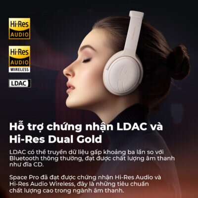 Tai nghe không dây chụp tai Soundpeats Space Pro 4