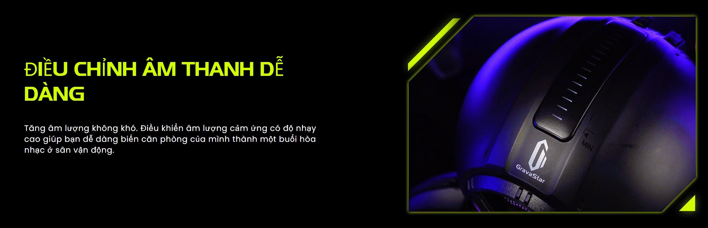 Loa GravaStar Mars Pro - Màu đen