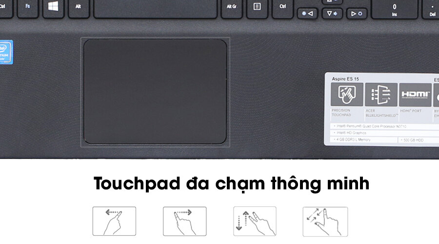 Acer ES1 533 N4200/4GB/500GB/Win10/(NX.GFTSV.003)