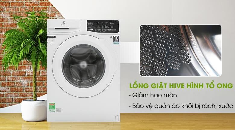 Máy giặt Inverter 8 Kg Electrolux EWF8025EQWA Máy giặt Inverter 8 Kg Electrolux EWF8025EQWA