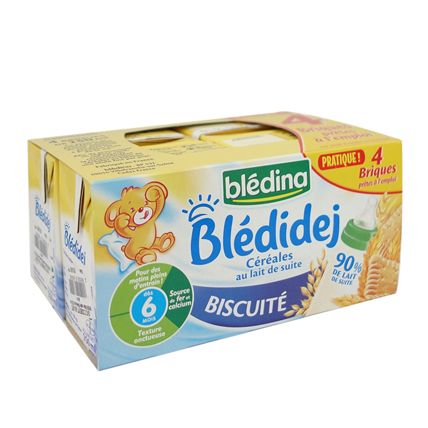  Sữa nước Bledina vị bánh bích quy 250ml