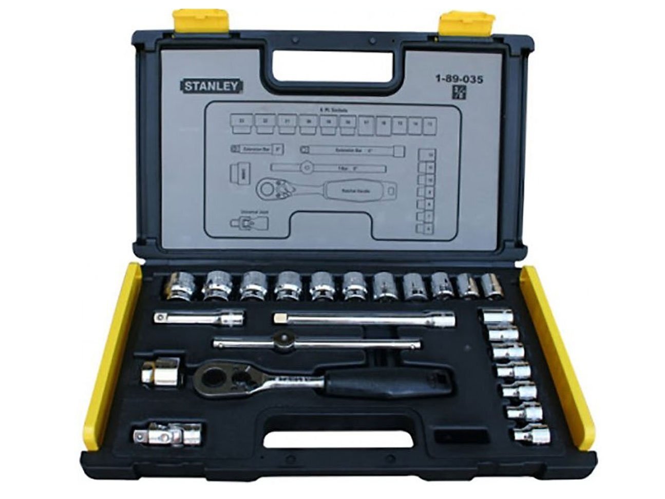 Bộ tuýp 24 chi tiết Stanley 89-035-1 - 3/8 inch Bộ tuýp 24 chi tiết Stanley 89-035-1 - 3/8 inch