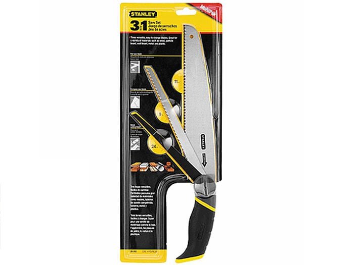 Cưa 3 chức năng Stanley dễ cất gọn lưỡi khi không dùng tới Cưa 3 chức năng Stanley