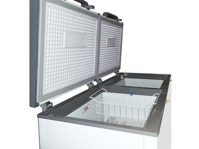 Tủ đông có giỏ nhựa Tủ đông có giỏ nhựa