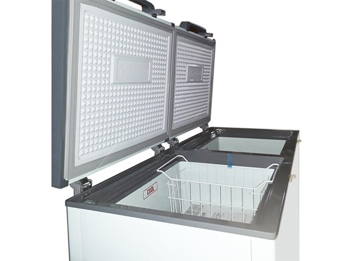 Tủ đông có giỏ nhựa  Tủ đông có giỏ nhựa