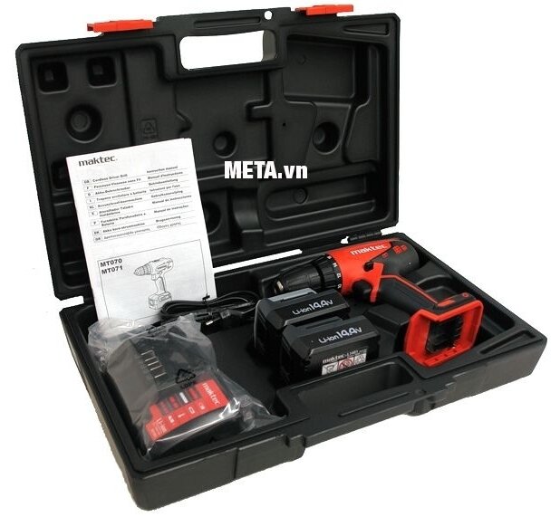 Máy khoan và vặn vít chạy pin Maktec MT070E