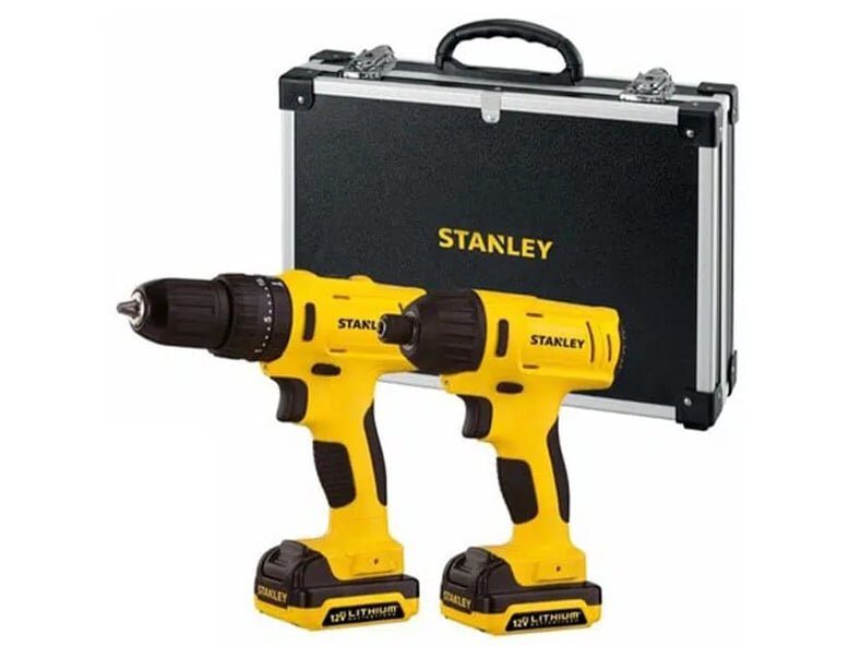Bộ máy khoan vặn vít pin 12V Stanley SCHI121S2FK-B1 Bộ máy khoan vặn vít pin 12V Stanley SCHI121S2FK-B1