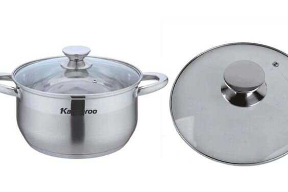 Nồi inox đơn Kangaroo KG878L size 24 - hình 1