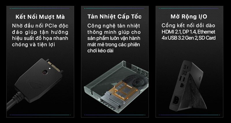 Dock đồ hoạ rời Asus ROG XG Mobile RTX 4090 GC33Y-045