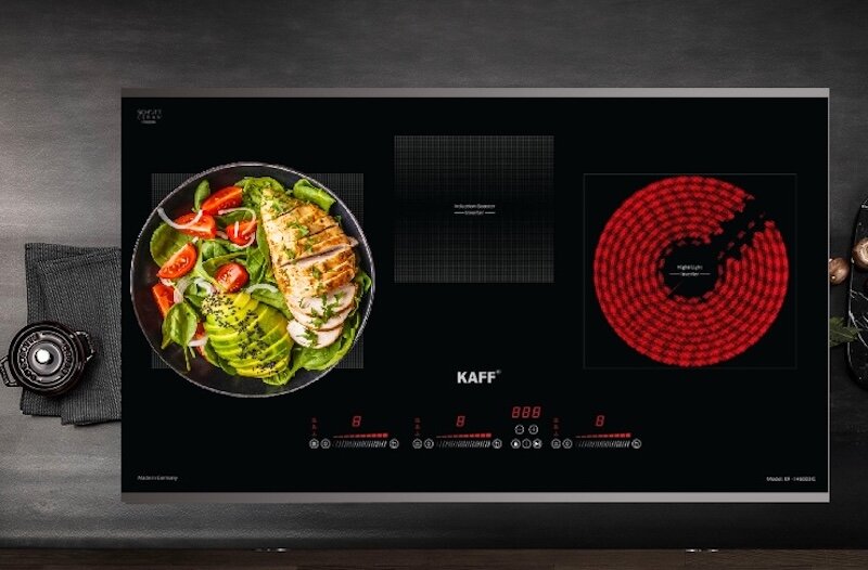 Bếp điện từ ba Kaff KF-IH6003IH được trang bị nhiều tính năng an toàn