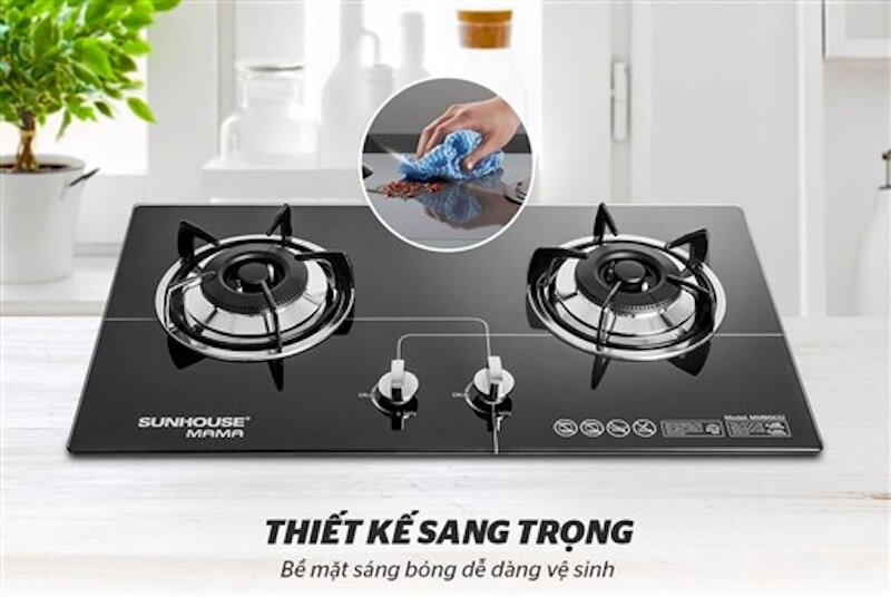 Bếp gas âm Sunhouse Mama MMB6632: Sự giao thoa hoàn hảo giữa hiện đại và thẩm mỹ