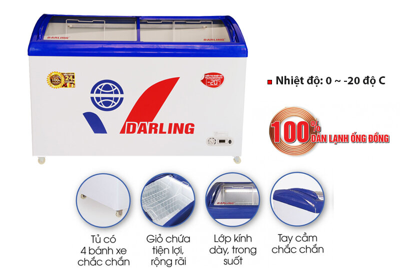 Tủ đông Darling 1 ngăn 400 lít DMF-4078AXK