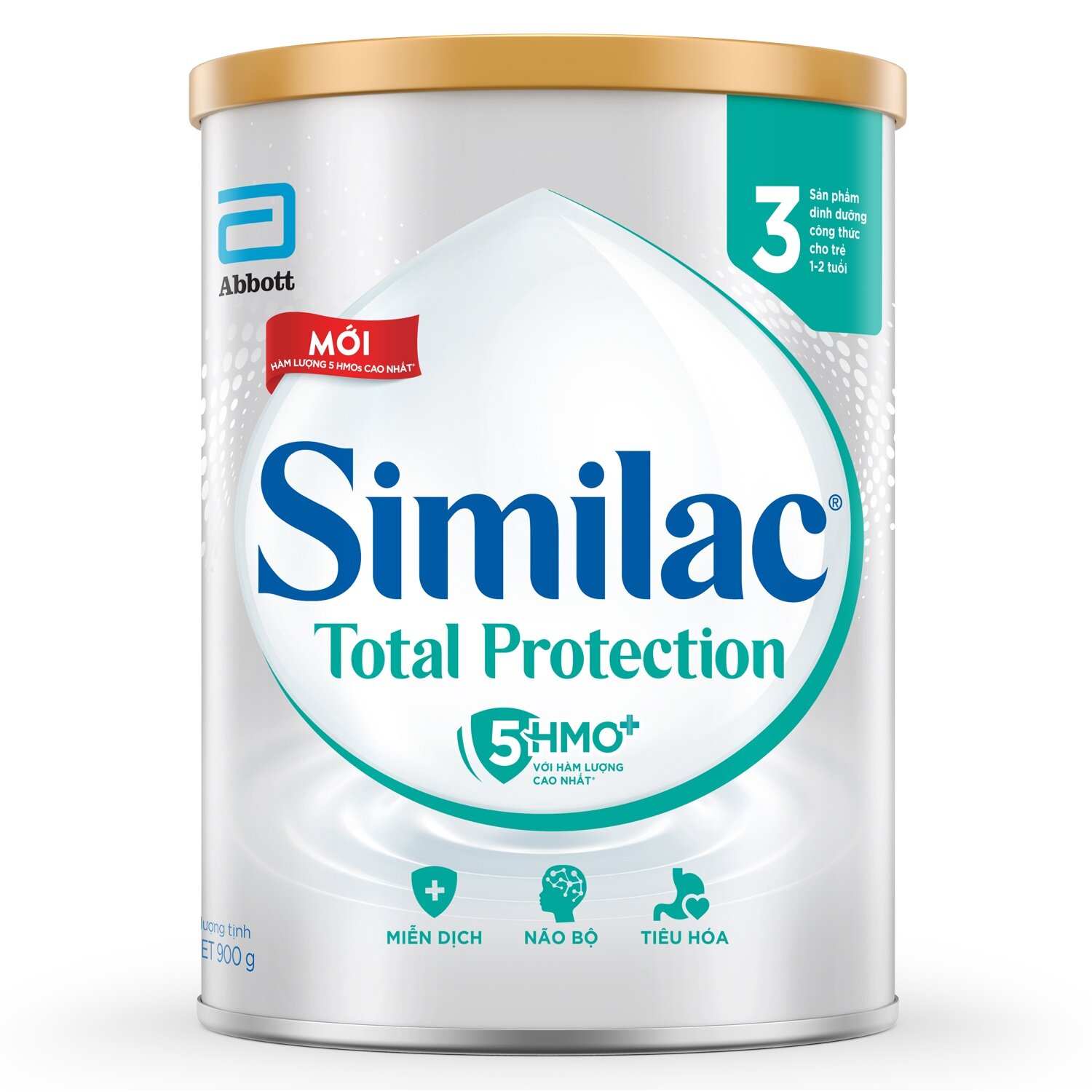 Sữa Similac Total Protection số 3 900g dành cho bé 1-2 tuổi (Mẫu mới)