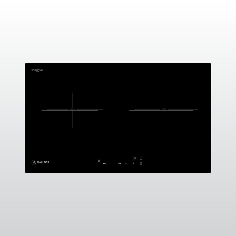 Bếp Điện Từ Âm 2 Vùng Nấu Malloca MH-732 ER