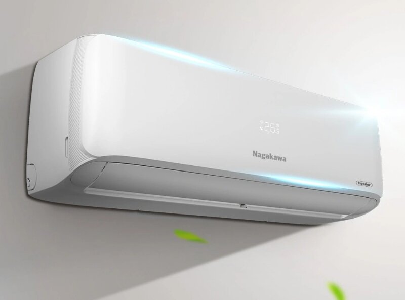 Điều hòa Nagakawa 12000 BTU 1 chiều inverter NIS-C12R2H08 thiết kế