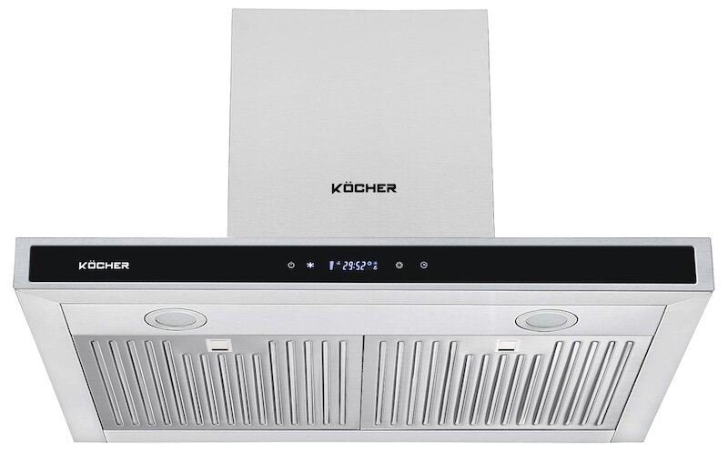 Máy hút mùi Kocher K-225D-70 có bảng điều khiển cảm ứng hiện đại