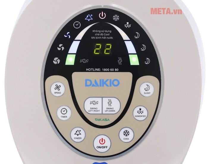 Máy làm mát không khí Daikio DK-1500B (DKA-01500B)