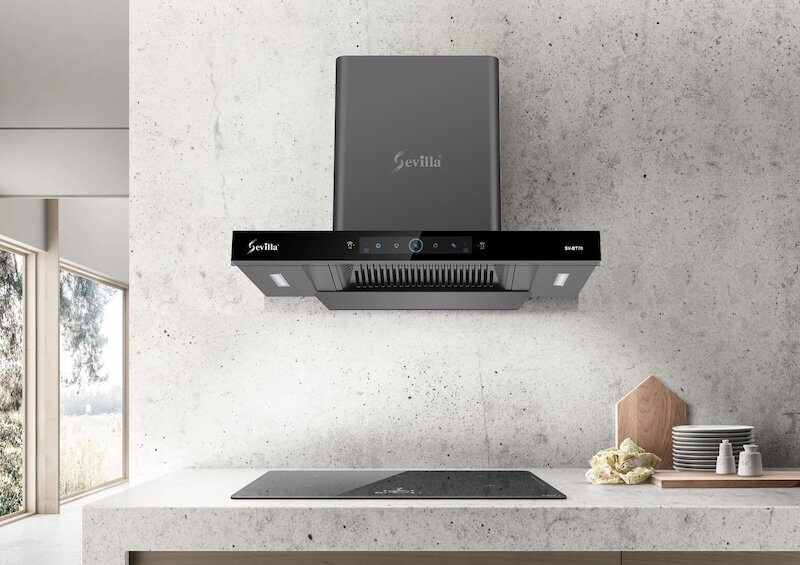 Máy hút mùi Sevilla SV-BT70 được trang bị cảm biến nhiệt tiện lợi