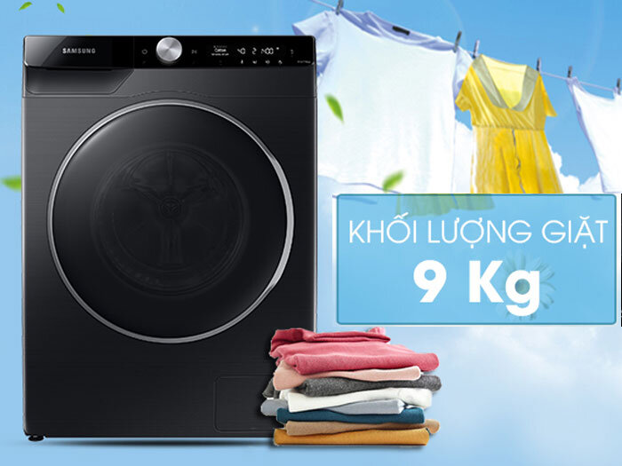 Máy giặt lồng ngang 9kg Máy giặt lồng ngang 9kg