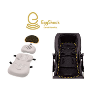 Xe đẩy Combi Umbretta Premium được trang bị đệm EggShock