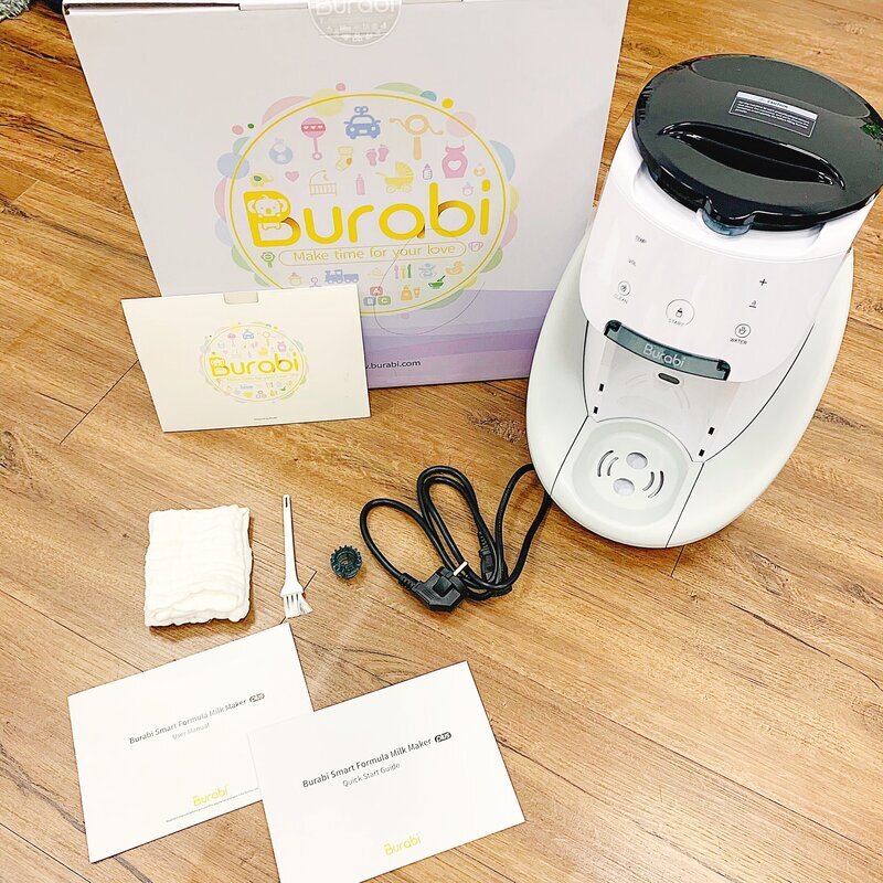 Lưu ý khi dùng máy pha sữa Burabi Plus