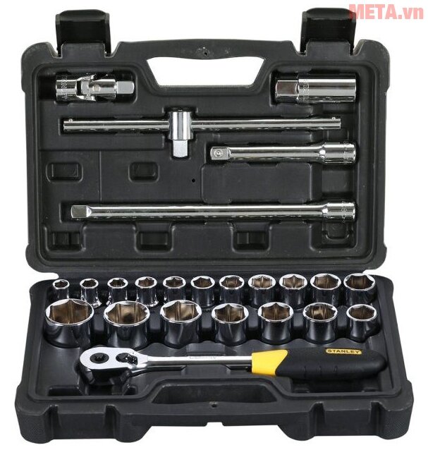 Bộ tuýp 24 chi tiết 1/2” Stanley STMT72795-8 Bộ tuýp 24 chi tiết 1/2” Stanley STMT72795-8
