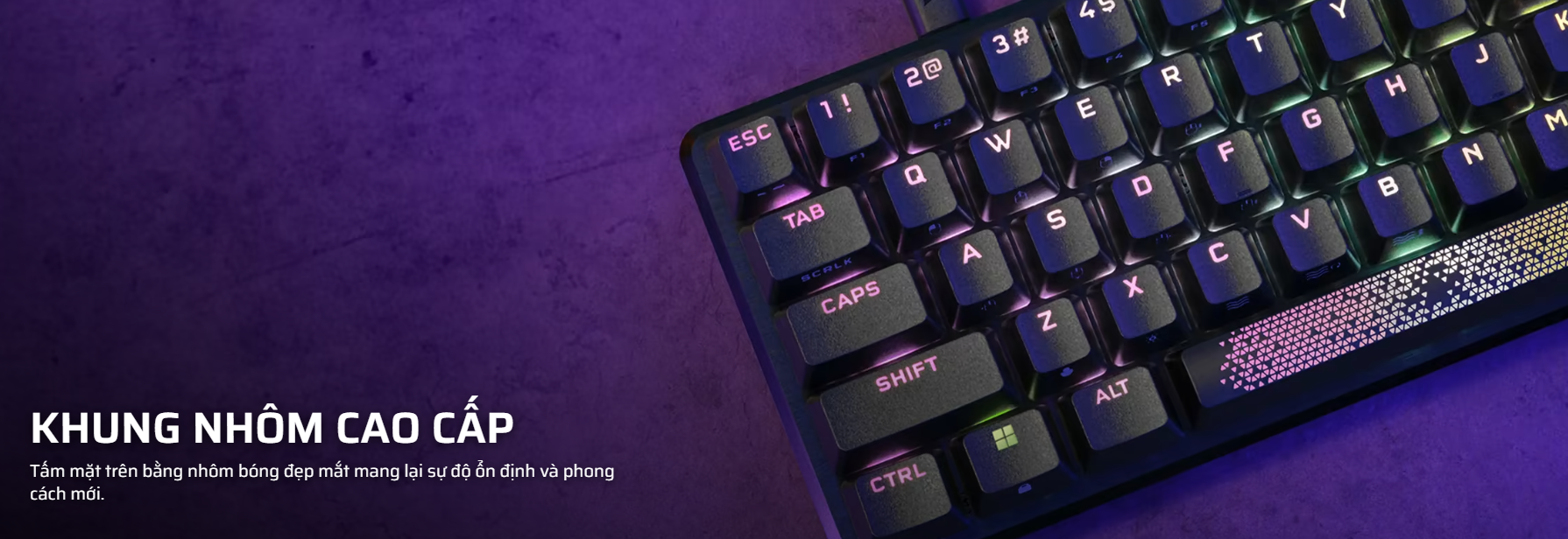 Bàn phím gaming Corsair K65 PRO MINI RGB OPX (CH-91A401A-NA) 8