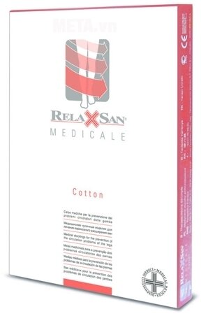 Vớ điều trị suy tĩnh mạch dạng đùi, hở ngón Class II Cotton Art.M2070A