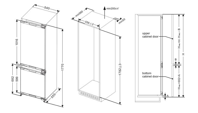 Tủ lạnh Malloca 246 lít MF-246EBI