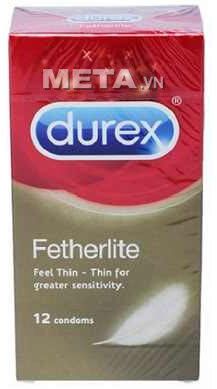 Bao cao su Durex Fetherlite (hộp 12 chiếc)