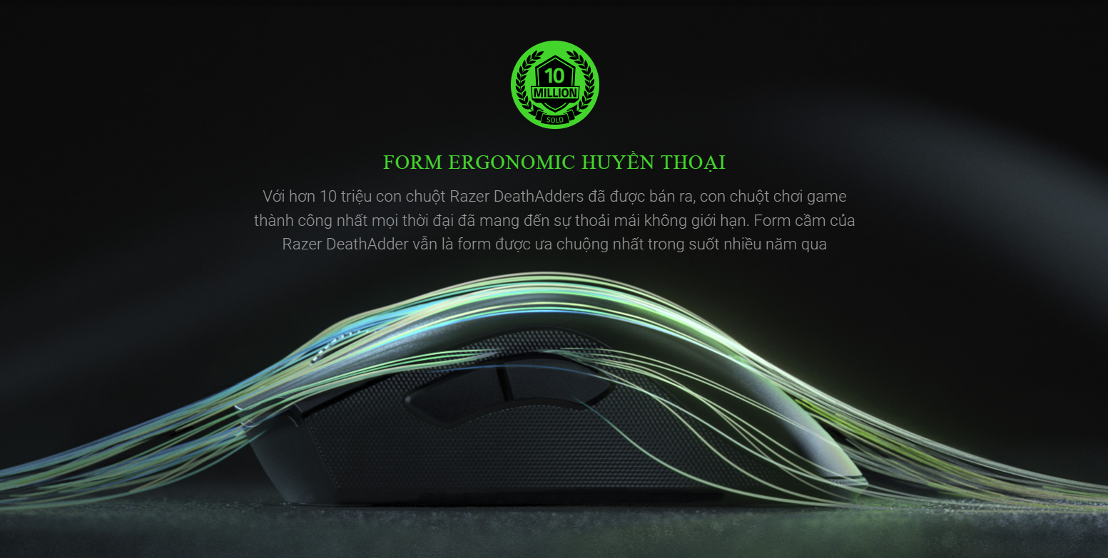 Chuột không dây Razer DeathAdder V2 Pro (RZ01-03350100-R3A1) (USB/RGB/Black) 1