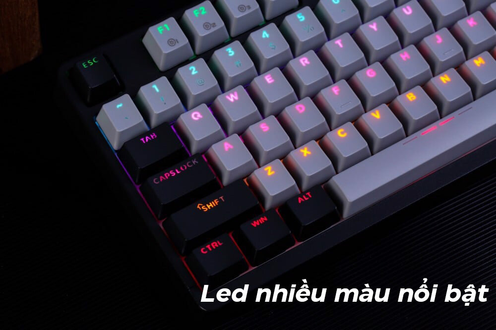 Bàn phím quang cơ Dareu EK1280X Black Grey Optical switch 5