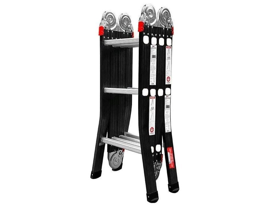 Thang nhôm gấp 4 đoạn DIY TLG-3D BL Thang nhôm gấp 4 đoạn DIY TLG-3D BL