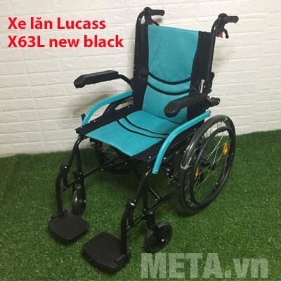 Xe lăn du lịch hợp kim nhôm siêu nhẹ Lucass X63 (X63L New) Xe lăn du lịch hợp kim nhôm siêu nhẹ Lucass X63 (X63L New)