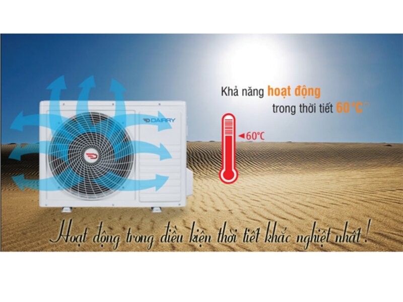 Điều hòa Dairry 12000 BTU 1 chiều DR12-LKC gas R-32