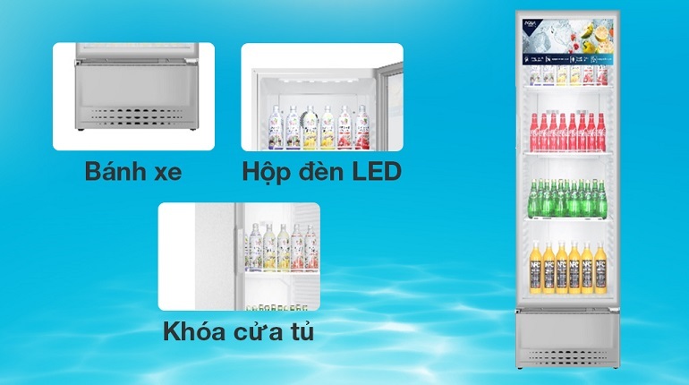 Tủ mát Aqua 1 cánh 340 lít AQS-AF440N 4 Tủ mát Aqua 1 cánh 340 lít AQS-AF440N