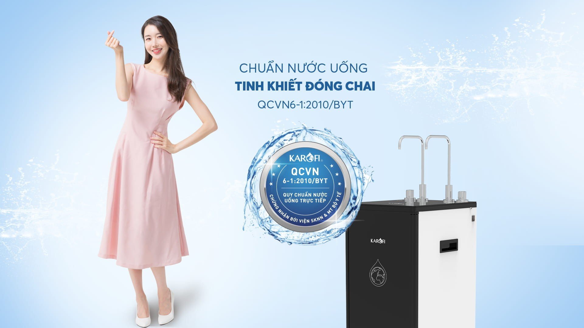 KAH-D10 cho nguồn nước sau lọc chuẩn nước đóng chai KAH-D10