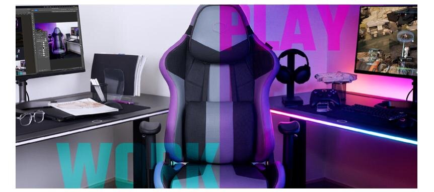 Ghế Gamer CoolerMaster Caliber R3 Gaming Chair Black