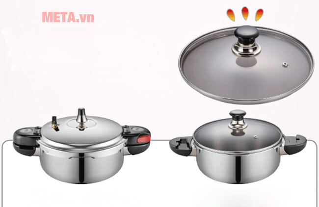 Nồi áp suất Inox đáy từ IH PoongNyun TCPPC-10 - 5.5 lít