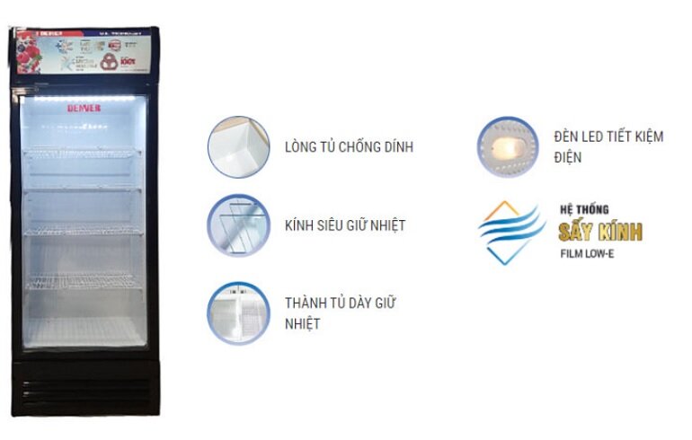 Tủ mát Denver 1 cánh 470 lít TM-690TTL