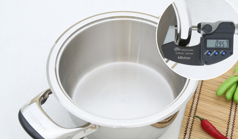 Bộ 4 nồi chảo inox 3 đáy Happycook Le Morgan HC-08LMG Bộ 4 nồi chảo inox 3 đáy Happycook Le Morgan HC-08LMG