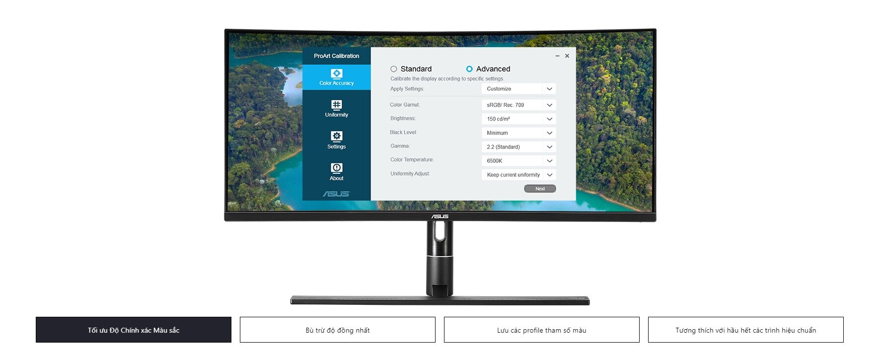 Công nghệ Hiệu chuẩn ProArt của ASUS