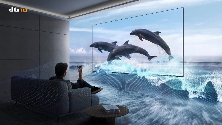 Google tivi QLED TCL 4K 43 inch 43Q646 công nghệ âm thanh