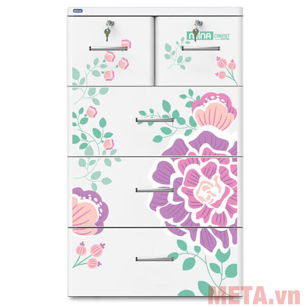 Tủ nhựa Mina Duy Tân 4 ngăn