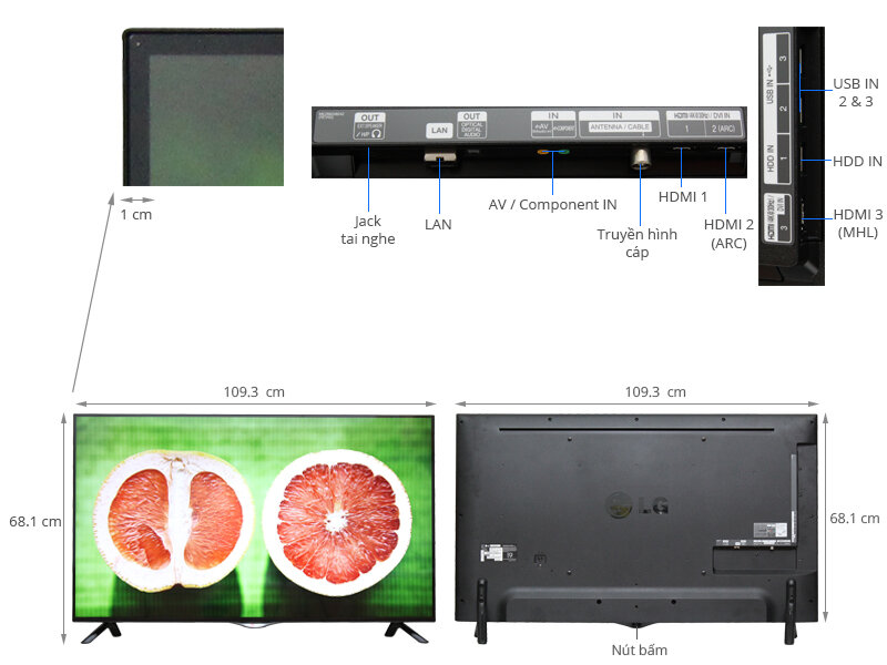 Smart Tivi LG 49 inch 49UB700T