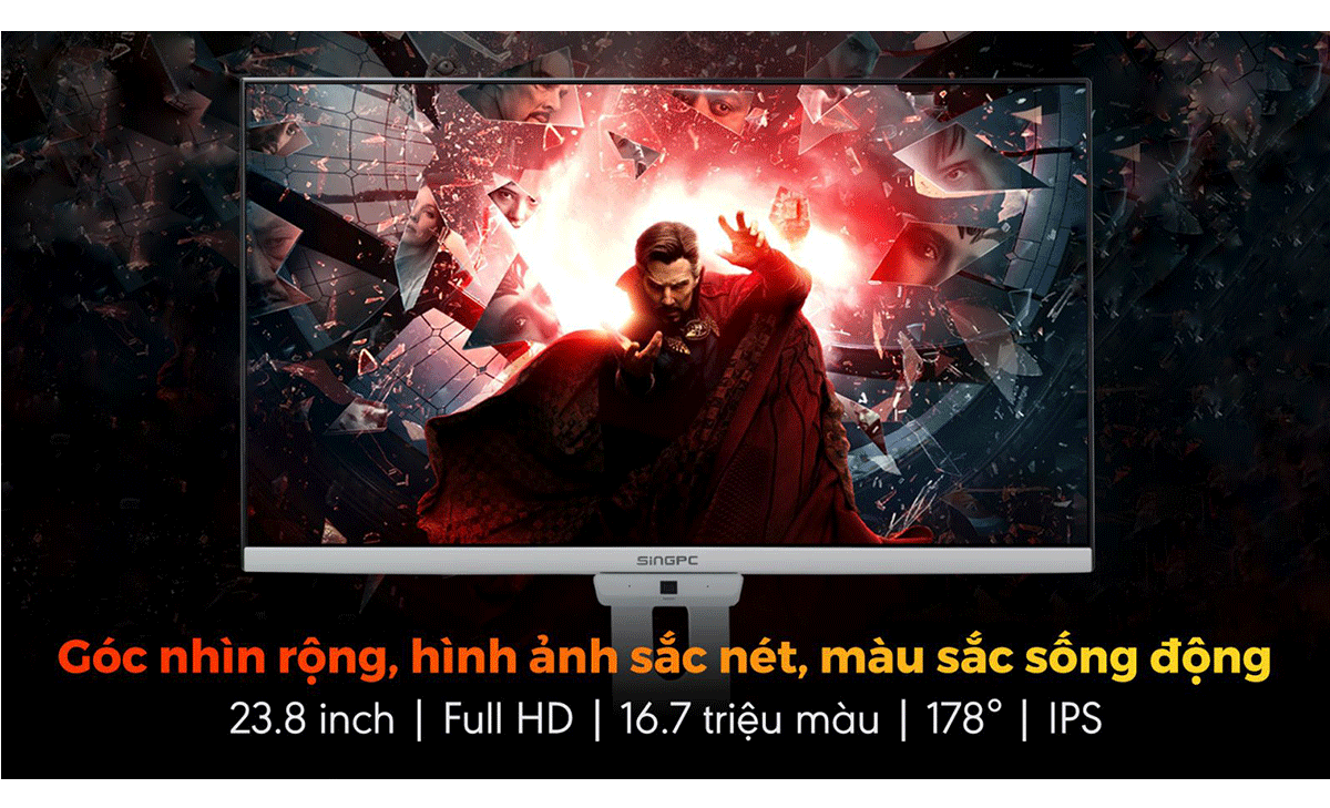 Máy tính All in one SingPC M24Pi582-W