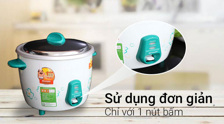 Nồi cơm điện Sharp KSH-215V 1.5 lít Nồi cơm điện Sharp KSH-215V 1.5 lít