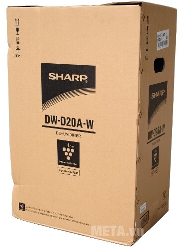 Máy lọc không khí và hút ẩm Sharp DW-D20A-W (50m2)